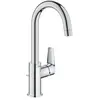 Mitigeur monocommande Lavabo GROHE - Taille L - Col de cygne - Chromé