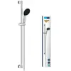 Ensemble de douche avec pommeau 1 jet, barre 90cm et flexible - GROHE ...