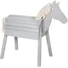 roba Cheval de Jeu d'Extérieur en bois Massif pour Enfant - Cheval de ...