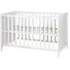 Roba Lit Cododo 60 X 120 Cm Sommier Inclus Blanc