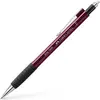 Faber-Castell - portemine GRIP 1345, rouge métallisé, 0,5mm