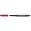 Faber-Castell - MULTIMARK marqueur de CD permanent M, rouge