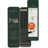 Faber-Castell grafietpotloden set - Pitt Mat - blik 6 stuks - matzwart - FC-115207