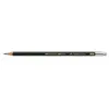 Faber-Castell - Lot de 12 - Crayon 9000 avec gomme, hexagonale, B