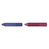 Faber-Castell Faber-Castell Gomme En Platique Grip 2001, Rouge / Bleu