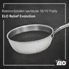Poêle sauteuse 24 cm en inox 18/10 Elo Relief Evolution