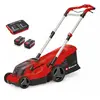 Einhell Tondeuse à Gazon sans Fil gp-cm 36/450 Kit Power X-Change (36 v, Largeur de Coupe 38 cm, 450 m², Moteur sans Charbon, Fonction Mulching, bac