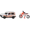 Siku Land Rover Defender mit KTM Motorrad