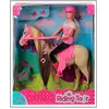 Poupée Steffi Sur Son Cheval Spécial Équitation