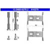 ATE Kit d'accessoires pour plaquette de frein à disque pour PORSCHE: C...