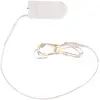 Guirlande lumineuse 10 lumignons en micro-LED - 130cm - Rayher Blanc