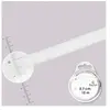 Ruban satin - Blanc - 7 mm - 10 m