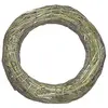 Couronne en paille nature soudé sép. 30 cm