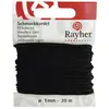 Rayher Cordon de bijoux, noir, 20 m