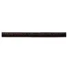 Bande cuir synthétique Métallique plat anthracite 3mm 2m