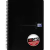Oxford cahier à spirale karli smart black, format a4+,noir 100050231