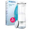 Bouteille filtrante Brita Blanc graphite avec 2 filtre MicroDisc inclu...