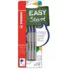 STABILO BL 3 RECHARGES EASY 0,5MM BLEU