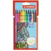 Stabilo Etui de 12 feutres de Dessin PEN 68 Pte ogive Moyenne 1 mm
