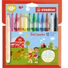 STABILO Feutre Trio Jumbo, étui en carton de 12
