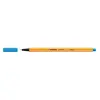 STABILO - Stylo-feutre point 88, largeur du tracé: 0,4 mm, Bleu moyen