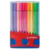 Stabilo Feutre à dessin Pen 68 Color Parade assorti - boite de 20