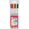 Stabilo Stabilo Pochette De 6 Feutres Pinceau Pen 68 Brush Assortis