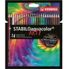 Pack de 24 crayons aquarellables Stabilo Aquacolor Arty