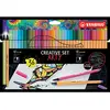 STABILO Set créatif point 88/Pen 68 ARTY, étui carton de 36