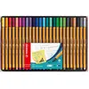 STABILO Coffret de 25 Stylos Feutre Point 88 - Couleurs Assorties