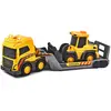Dickie Toys Camion Volvo Avec Pelleteuse Lumières Et Son 32 Cm