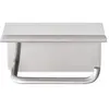 Blomus Modo Toiletrolhouder Met Plateau Matt | Grijs | Staal