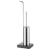 Blomus, Brosse WC, Modo Porte-papier et porte-balai, acier brossé