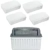WENKO Déshumidificateur d'air + 4 Blocs à granulés x 1000g | Absorbeur...
