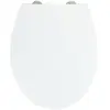 Abattant WC - WENKO - Ostuni - Thermoplastique - Blanc - Système Easy-Close
