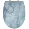 WENKO Abattant WC Original Premium Cement, Abattant WC avec frein de c...