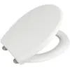 Abattant WC - WENKO - Furlo - Duroplast antibactérien - 35 x 43.5 cm - Fixation inox