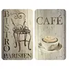 Protection plaque de cuisson en verre 'Bistro' - WENKO - Lot de 2 - Multicolore