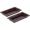 6x Zenker Moule en silicone Chocolat Dubaï, Moule à gâteau, Marron
