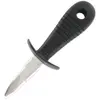 Fackelmann 43780 Couteau à huîtres, Couteau pour Ouvrir Les huîtres, Couteau pour huître, Plastique, Acier Inoxydable, Noir, Rouge, 15,5 x 5,3 x 3,9 cm