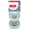 Nuk 2 Sucettes First Choice Nuit 6-18m Hippo/Koala