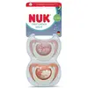 Nuk 2 Sucettes First Choice Nuit 18-36m Lapin/Mouton