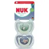 Nuk 2 Sucettes First Choice Nuit 18-36m Hippo/Koala