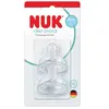 Nuk Tétines FC+ 0 m+ Perçage S silicone lot de 2