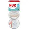 Nuk 2 Sucettes Perfect Match 0-6m Beige/Rouge