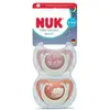 Nuk 2 Sucettes First Choice Nuit 0-6m Lapin/Mouton