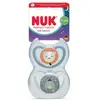 Nuk 2 Sucettes Perfect Match Air Nuit 18-36m Lion
