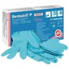 Format Gant jetable Dermatril P 743 taille 7 bleu nitrile EN 374, EN 455 catégorie EPI III