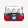 Severin EK 3168 Eierkoker Rood metallic rvs-zwart 1-6 eieren