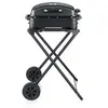 Electric Outdoor BBQ Grill avec support et hotte